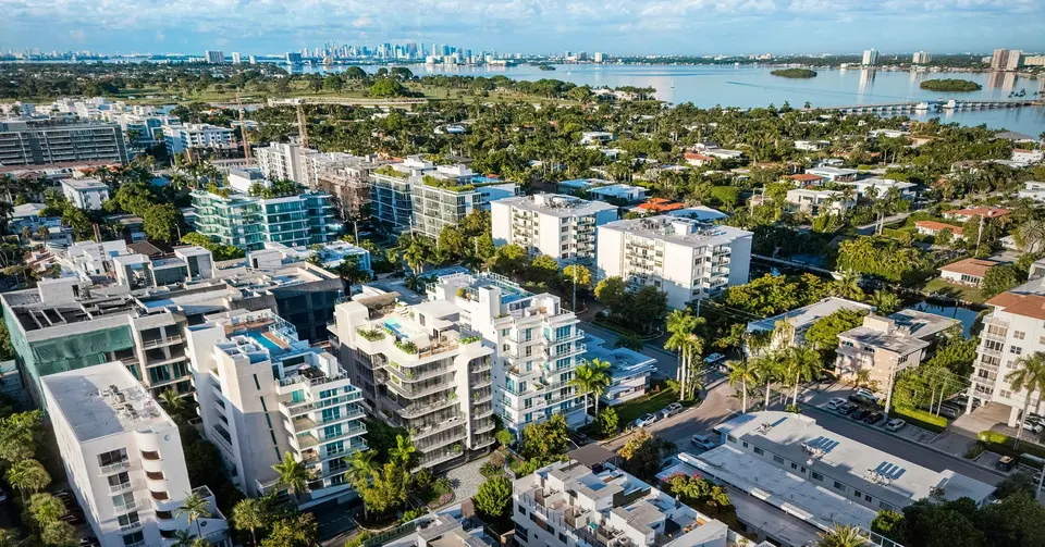 Aerial view — Alma Bay Harbor Bay Harbor Islands in Bal Harbour