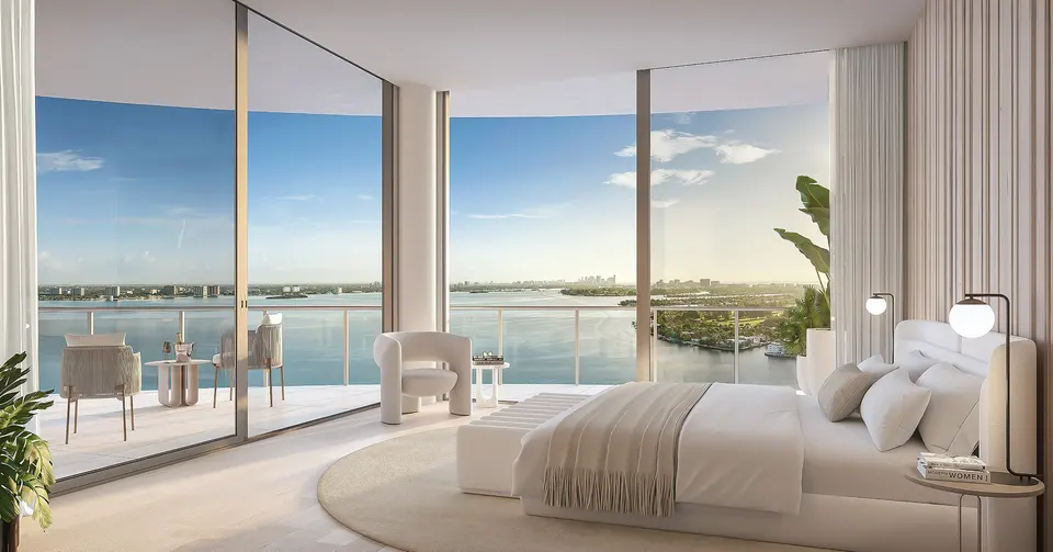 Bedroom — Continuum Club & Residences North Bay Village in Edgewater