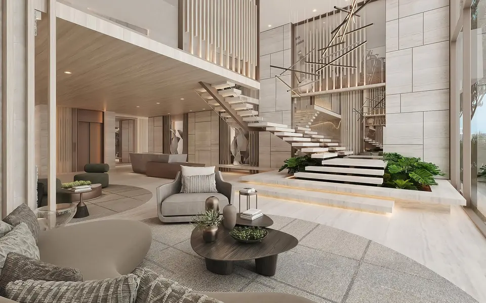 Living room — La Maré Bay Harbor Islands in Bal Harbour
