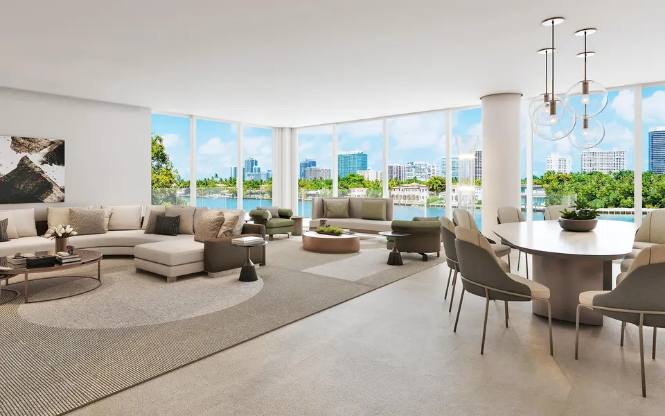 Living room — La Maré Bay Harbor Islands in Bal Harbour