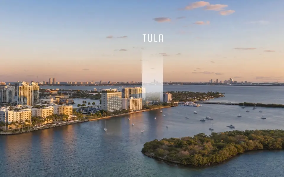 Aerial view — Tula Residences North Bay Village in Edgewater